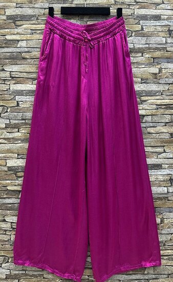 Mauve broek in satin