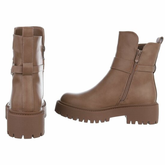 Kaki bruin Chelsea boot Hella
