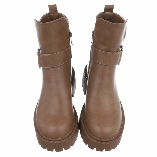 Kaki bruin Chelsea boot Hella