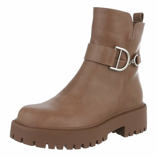 Kaki bruin Chelsea boot Hella
