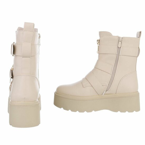 Beige boot Cassie