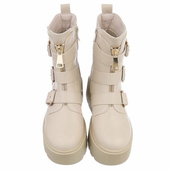 Beige boot Cassie
