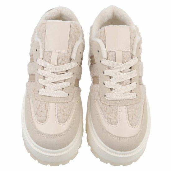 Beige lage sneaker Coralie  SOLD OUT
