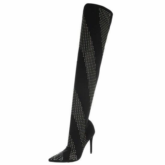 Two tone overknee laars Onka