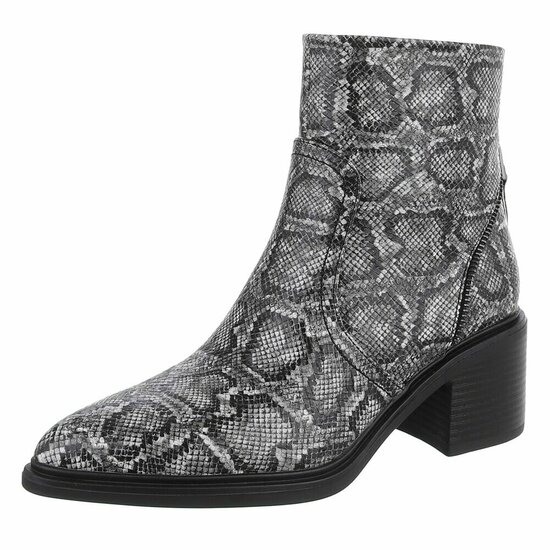 Bottines noir-gris Dunja