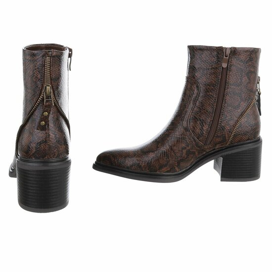 Bottines brunes Dunja
