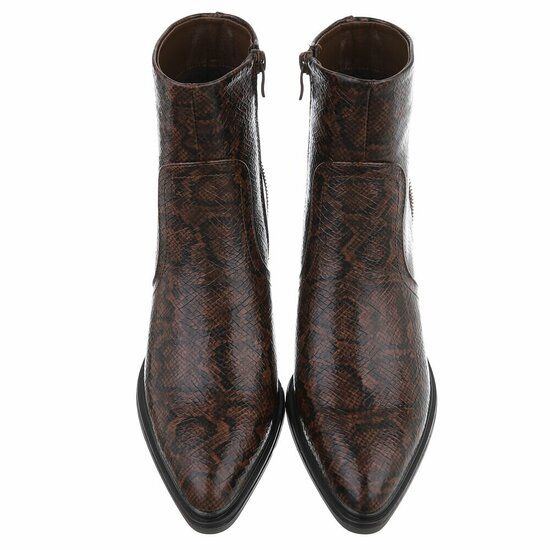 Bottines brunes Dunja