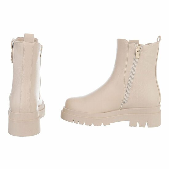 Beige Chelsea boot Emilie