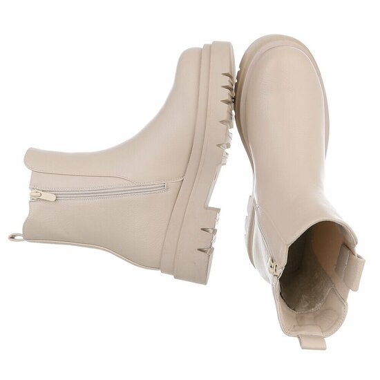 Beige Chelsea boot Emilie