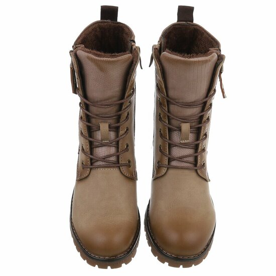 Kaki bruine boot Charifa