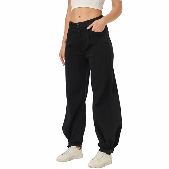 Modieuze zwarte bootcut jeans voor dames