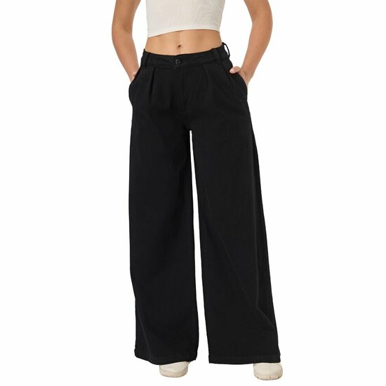 Modieuze zwarte bootcut jeans voor dames