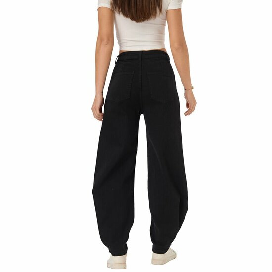 Modieuze zwarte bootcut jeans voor dames