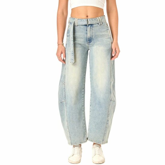 Fashion licht blauwe ballon jeans voor dames