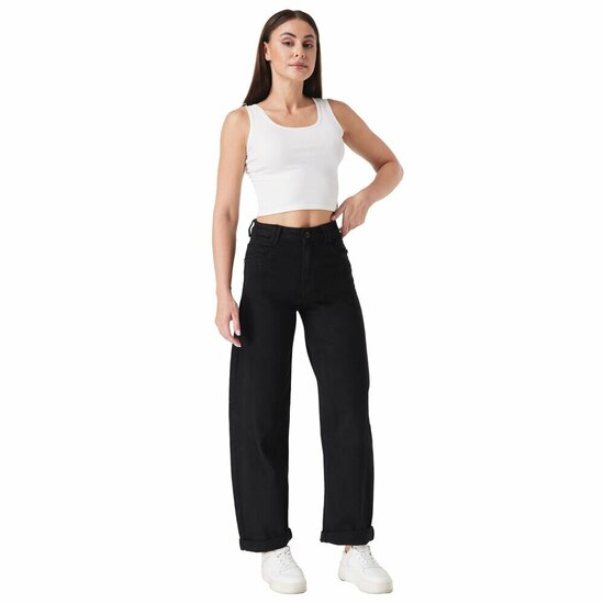 Modieuze zwarte jeans voor dames