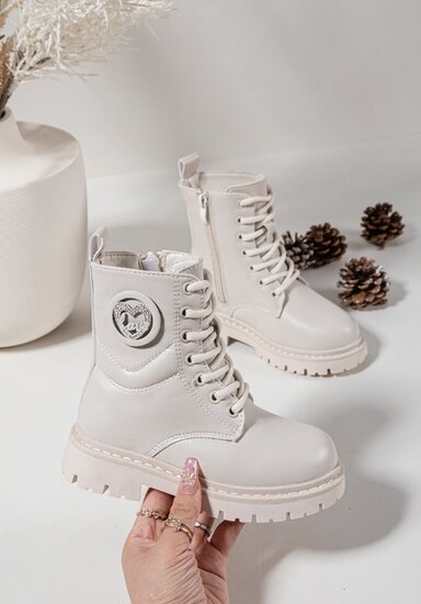 Beige meisjes boot Clea