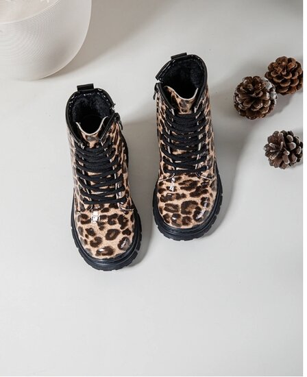 Meisjes boot Cynthia in leopard look