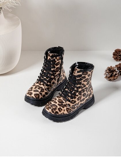 Meisjes boot Cynthia in leopard look