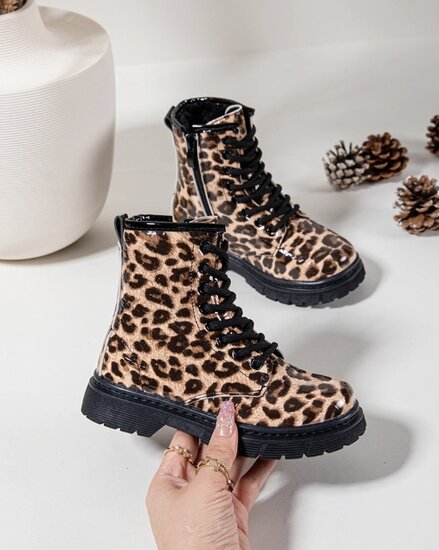 Meisjes boot Cynthia in leopard look