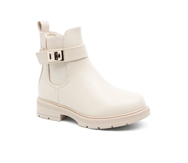 Bottes Chelsea beiges Cateau pour pour filles