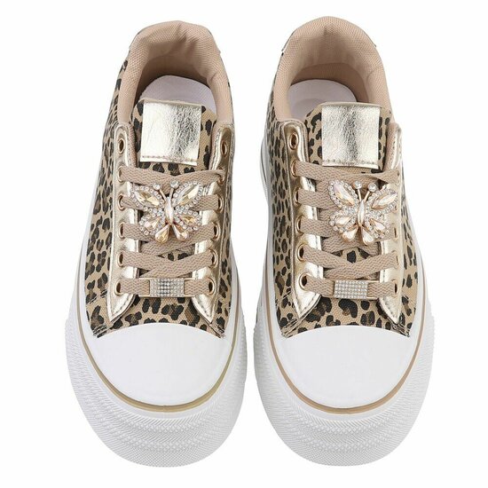 Leopard lage sneaker Jacobine