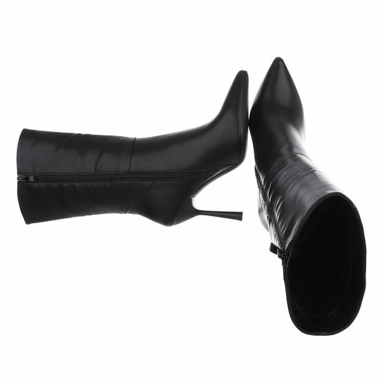 Zwart high heel enkellaarsje Christianna