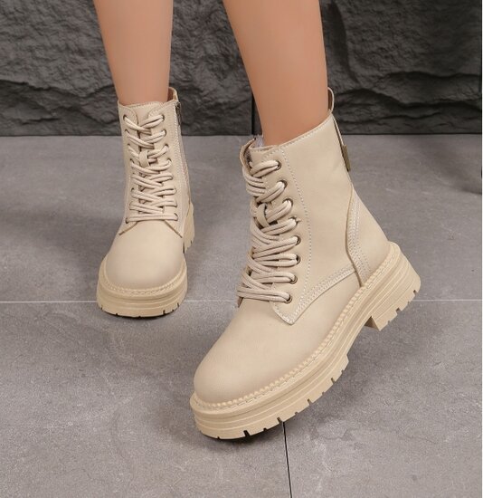 Beige boot Cerella