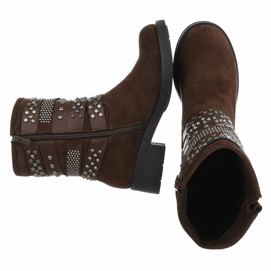 Bruine suede boot Natalya