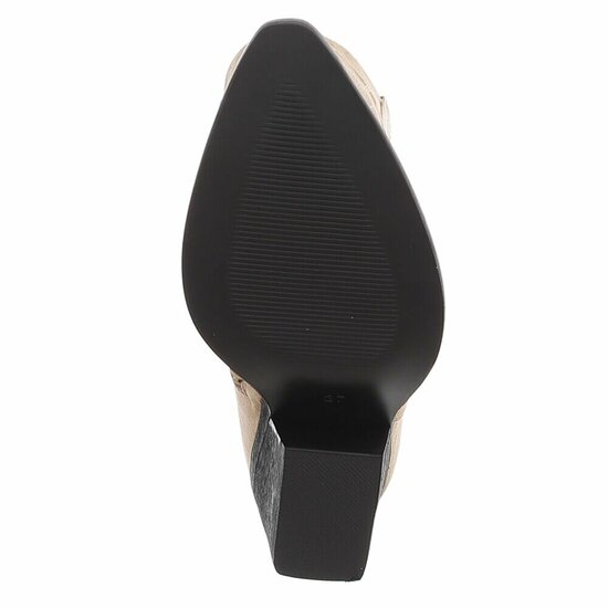 Kaki bruine daimen  hoge western-biker laars Canela