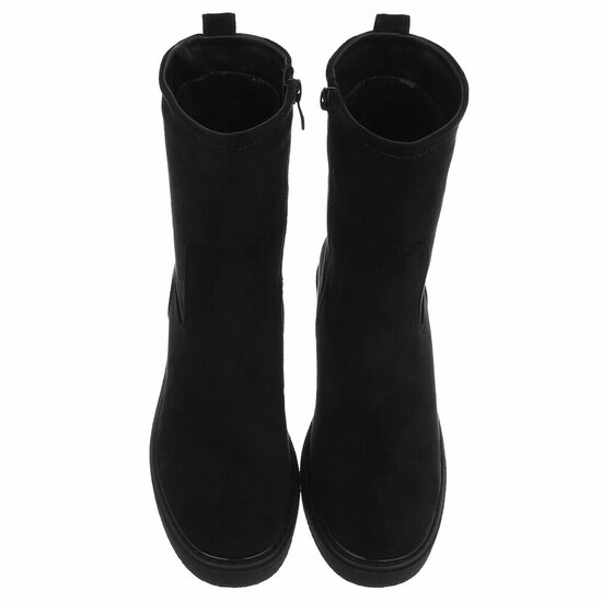 Zwart enkellaarsje Adelise