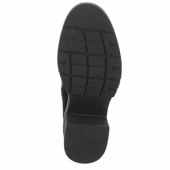 Bottes hautes en daim noir Carise