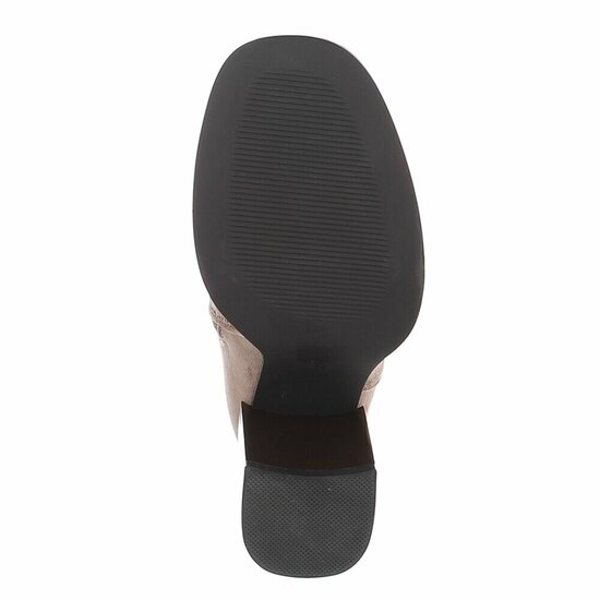 Taupe suede hoge laars Carmenta