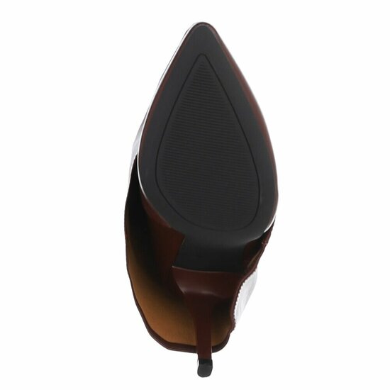 Hoge bordeaux laars met omslag Calliope