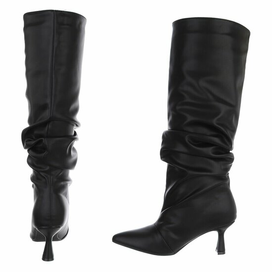 Bottes hautes noires Cayenna