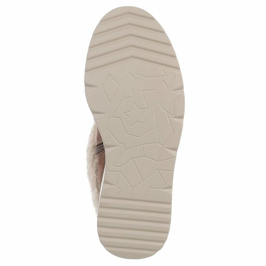 Bottines camel en daim Callas