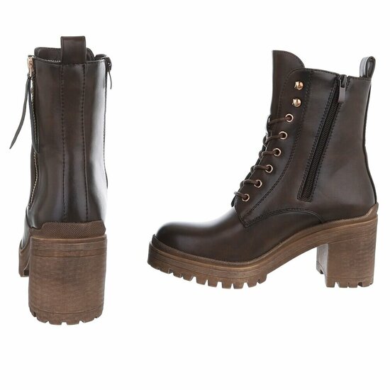 Bottines hautes marron Rodina  
