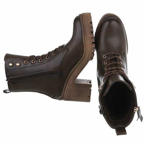 Bottines hautes marron Rodina  