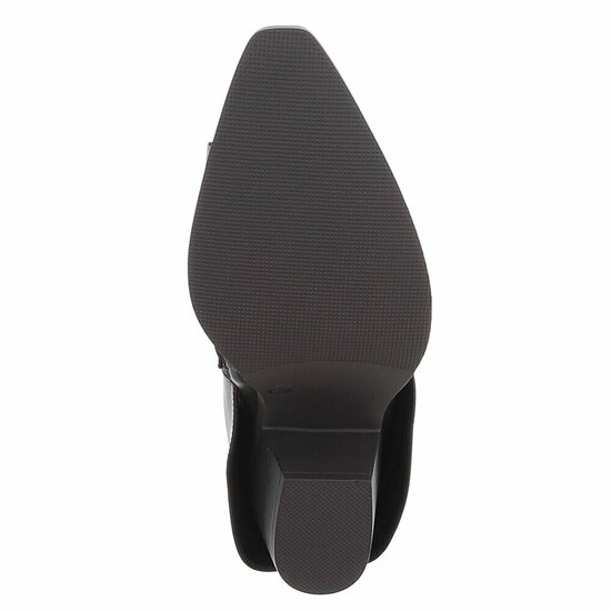 Hoge bruine laars met omslag Cailey 