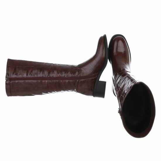 Bordeaux klassieke hoge laars Cella