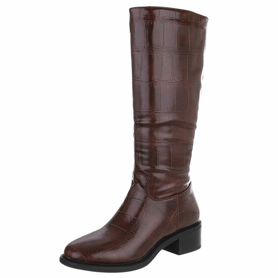 Bordeaux klassieke hoge laars Cella