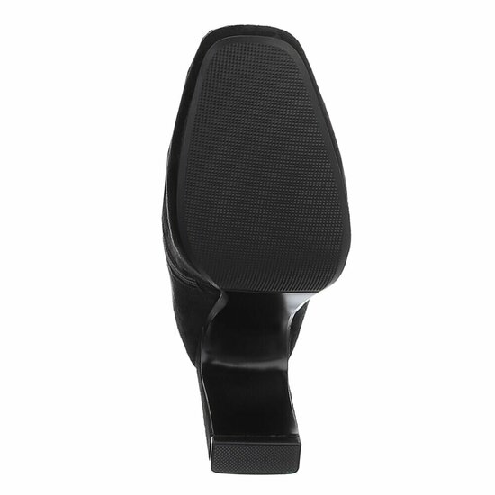 Zwarte hoge suede laars Alexandre