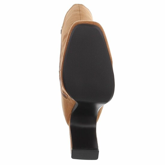 Camel hoge suede laars Alexandre