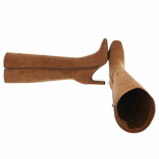 Camel hoge suede laars Alexandre