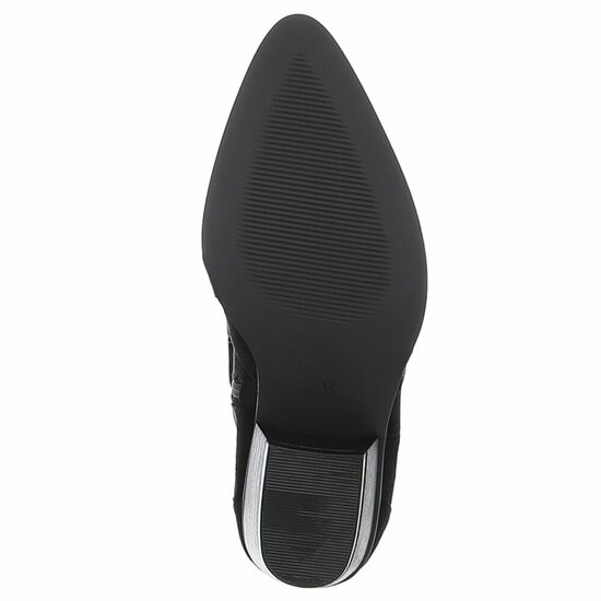 Zwarte hoge suede laars Jocelyne