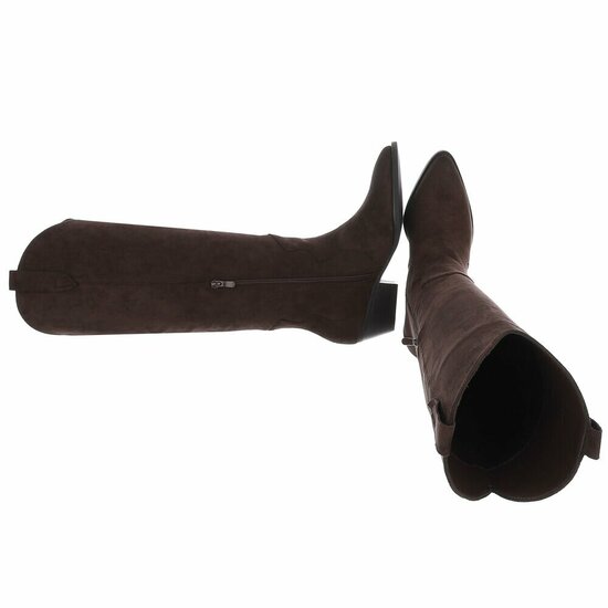 Bruine hoge suede laars Jocelyne