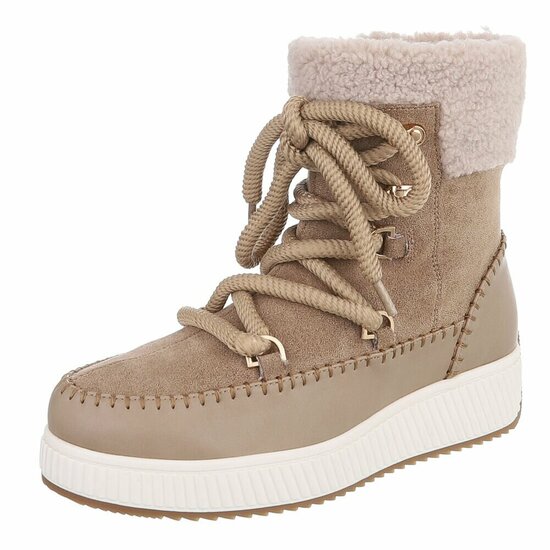 Kaki bruine winterboot Ciera