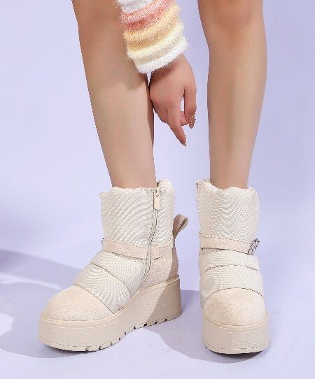 Beige winterboot Chifa