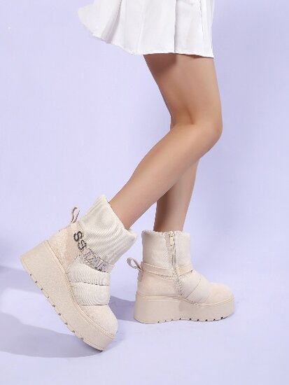 Beige winterboot Chifa
