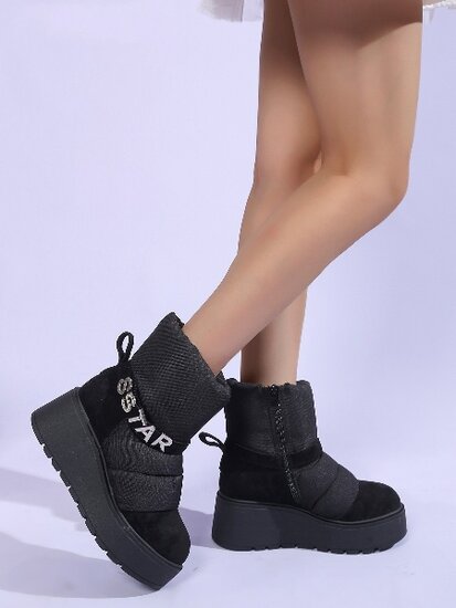 Zwarte winterboot Chifa