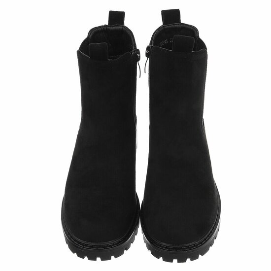 Zwarte suede Chelsea boot Chesna